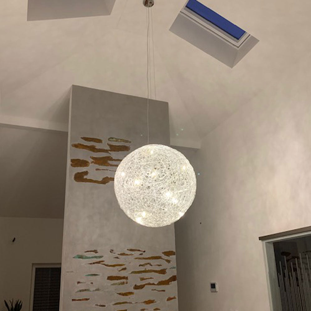 S.luce mesh xxl filo a led sfera Ø 90 cm Luce sospesa