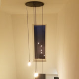 Modular hanging light canopy with 3 or 5 lights