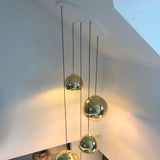 Modular hanging light canopy with 3 or 5 lights