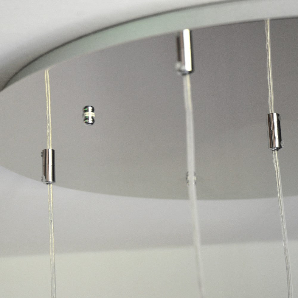 Modular hanging light canopy with 3 or 5 lights