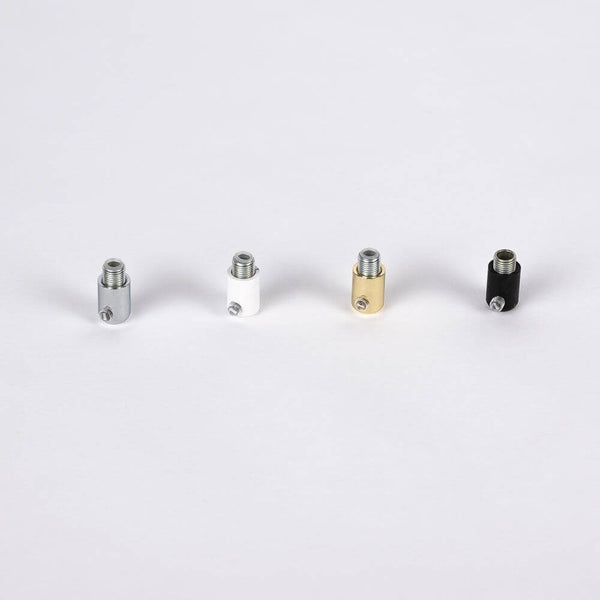 s.luce Modulaire trekontlasting voor hanglampen in zilver, wit, goud en zwart - kabelinvoer voor 2- en 3-aderige kabels.