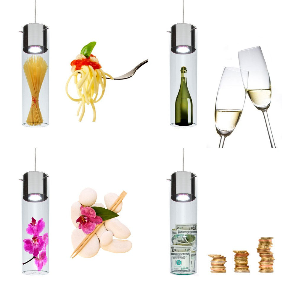 MyLight hanging lamp with display cylinder 40cm