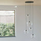 s.luce Orb XL lampe de galerie à 8 flammes avec baldaquin Modular