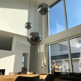 Orb glass ball gallery light 5m suspension