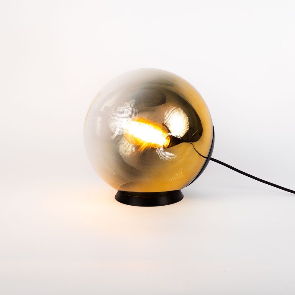 s.luce Szklana lampa stołowa Progress