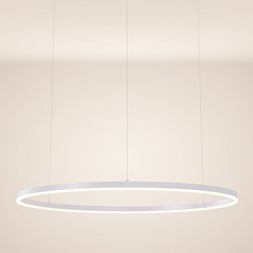 LED Ring Pendellampe Ø 100cm  s.luce Weiß  