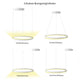 s.luce LED Ring Pendellampe Ø 100cm