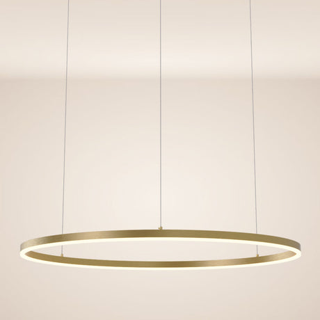 LED Ring Pendellampe Ø 100cm  s.luce Gold  