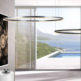 LED ring hanging light Ø 120cm