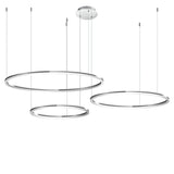 LED ring hanging light Ø 120cm