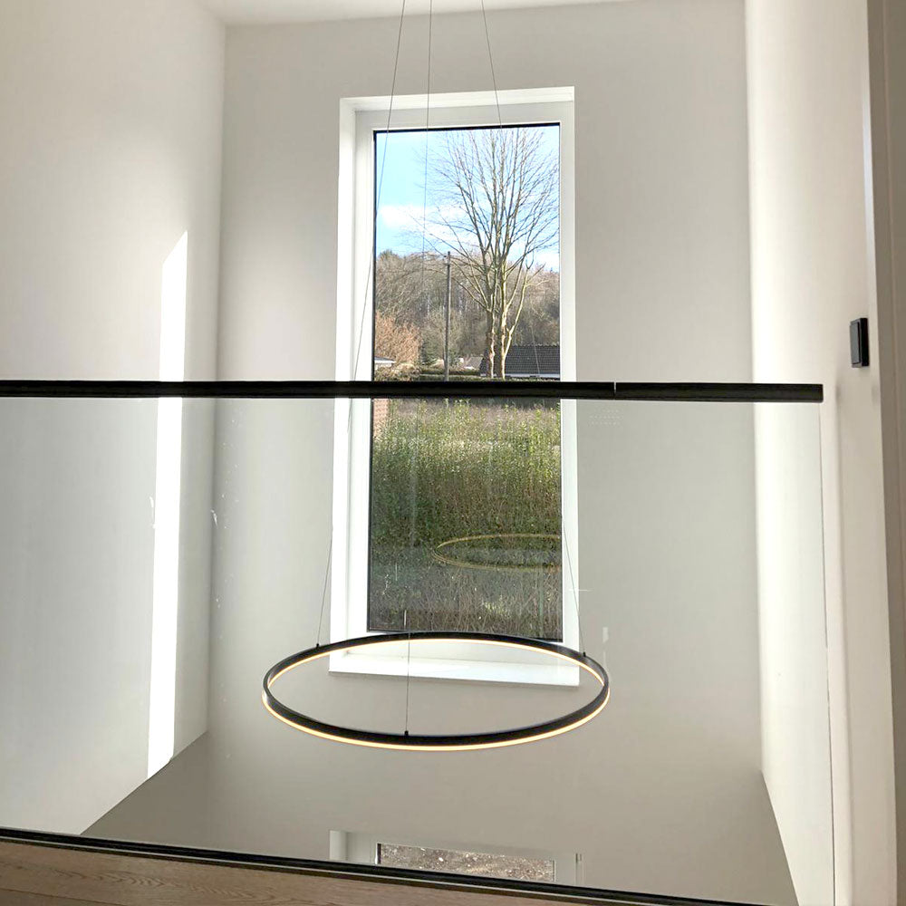 LED ring hanging light Ø 120cm