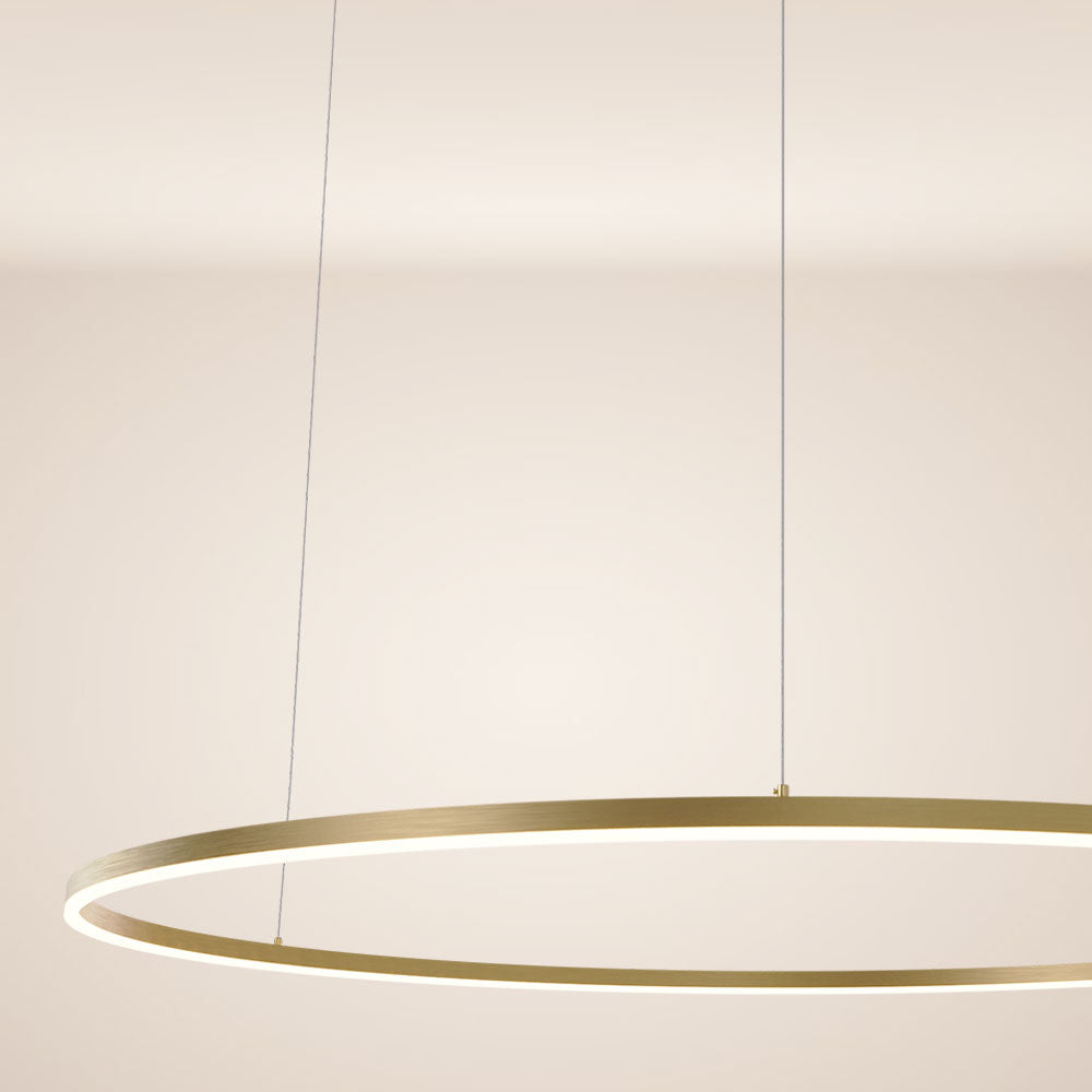 s.luce Lampada a sospensione ad anello LED Ø 120 cm