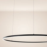 s.luce Candeeiro suspenso de anel LED Ø 120cm