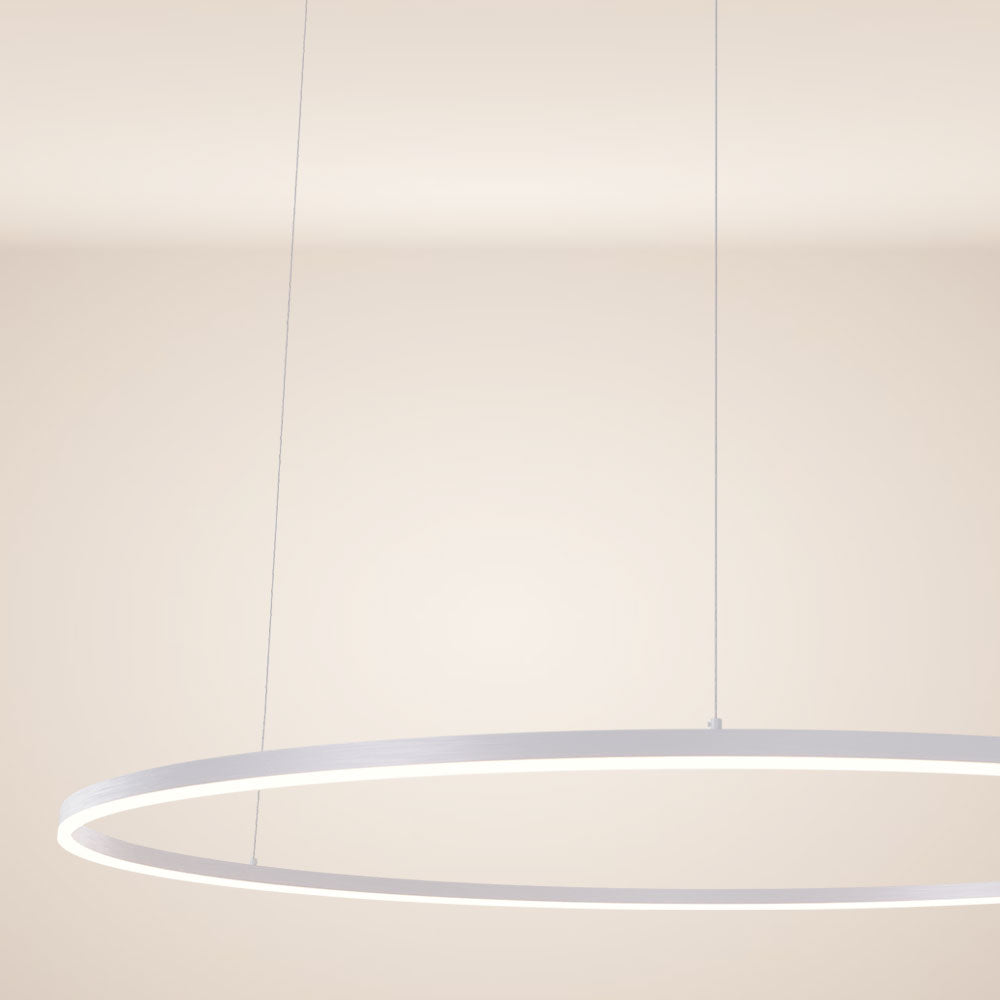 LED ring hanging light Ø 120cm