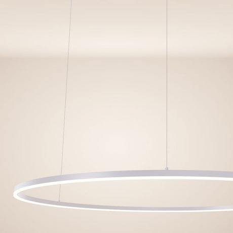 s.luce LED-pendellampa med ring Ø 120 cm