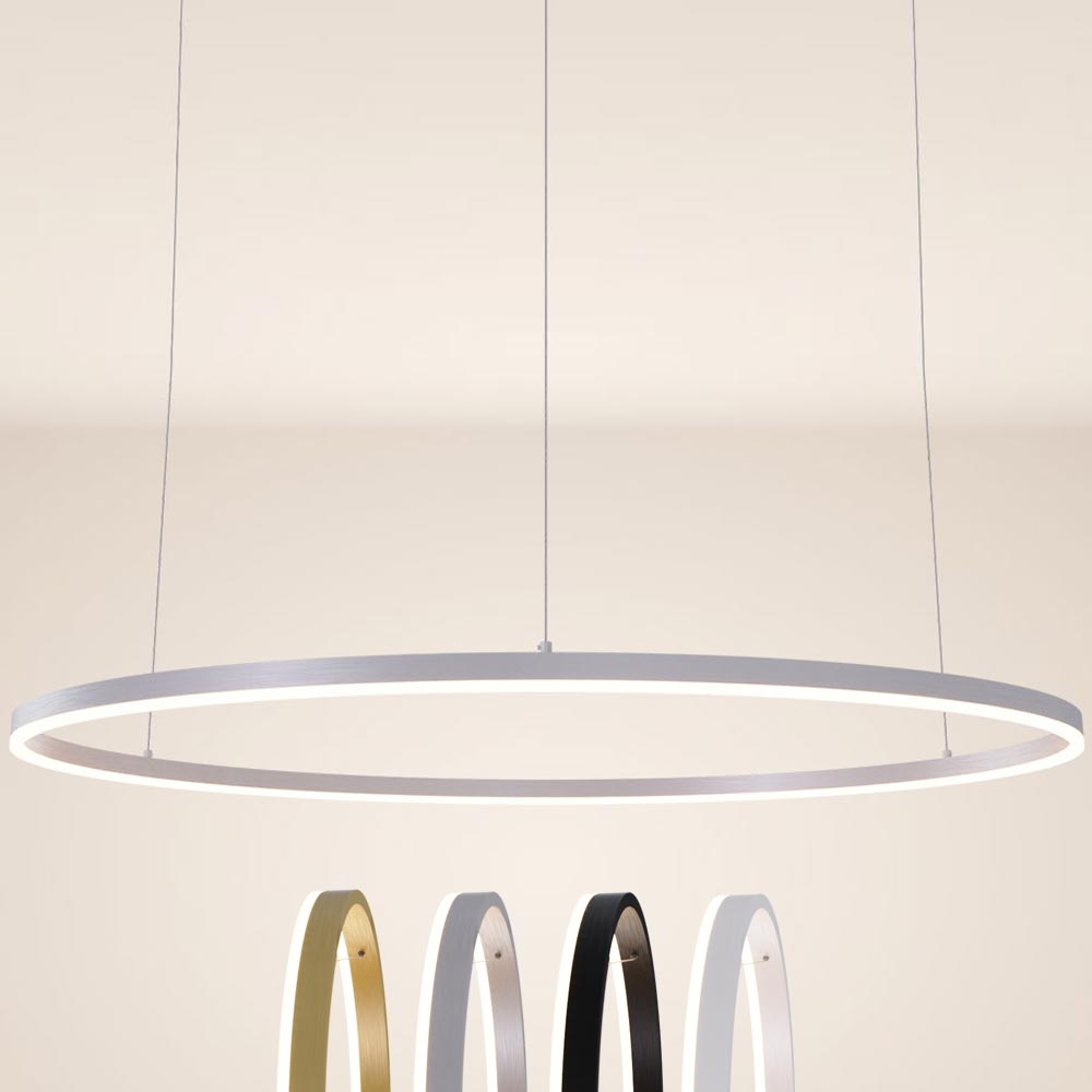 LED ring hanging light Ø 120cm