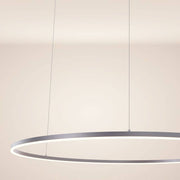s.luce LED Ring Hängeleuchte Ø 120cm in minimalistischem Design und eleganter Beleuchtung.