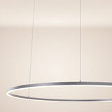 LED ring hanging light Ø 120cm