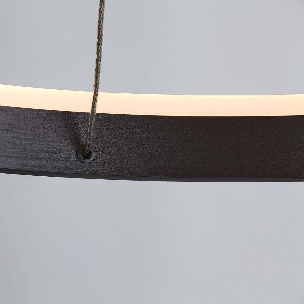 LED ring hanging light Ø 120cm