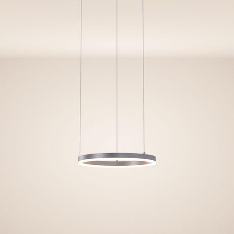 s.luce LED-pendellampa med ring Ø 40cm