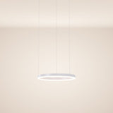 s.luce LED-pendellampa med ring Ø 40cm