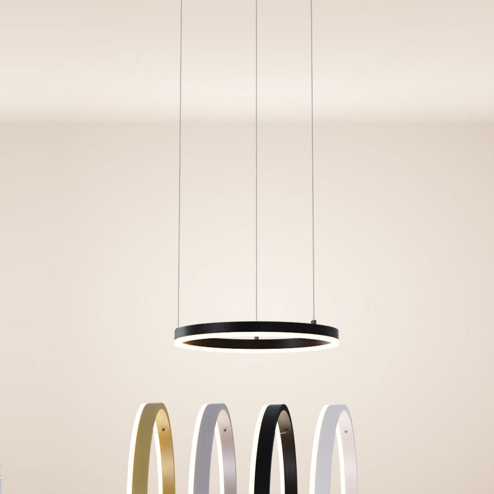 LED ring pendant light Ø 40cm