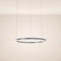 s.luce Ring Hängeleuchte Ø 60cm, modernes minimalistisches Design mit LED-Beleuchtung und 500cm Abhängung.