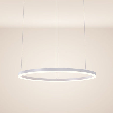 s.luce Lampada a sospensione ad anello LED Ø 80 cm