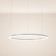s.luce LED Ring Hängelampe Ø 80cm, modernes und elegantes Design mit direkter und indirekter Lichtabstrahlung.