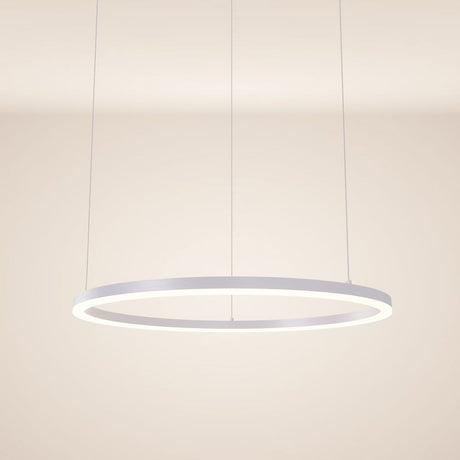 s.luce Lampada a sospensione ad anello LED Ø 80 cm