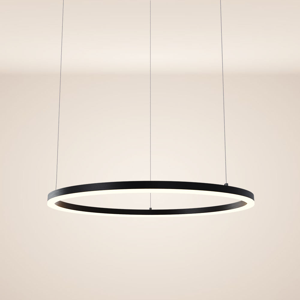 s.luce Candeeiro suspenso com anel LED Ø 80cm