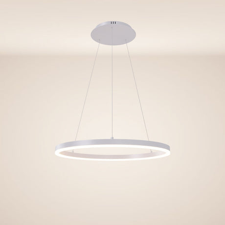 s.luce Ring Hängeleuchte Direkt  s.luce 250cm Weiß 60cm