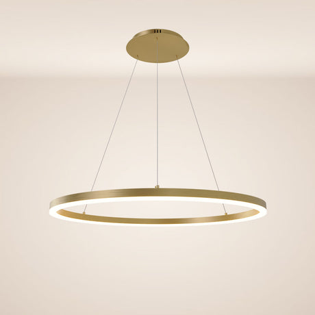 s.luce Ring Hängeleuchte Direkt  s.luce 250cm Gold 80cm