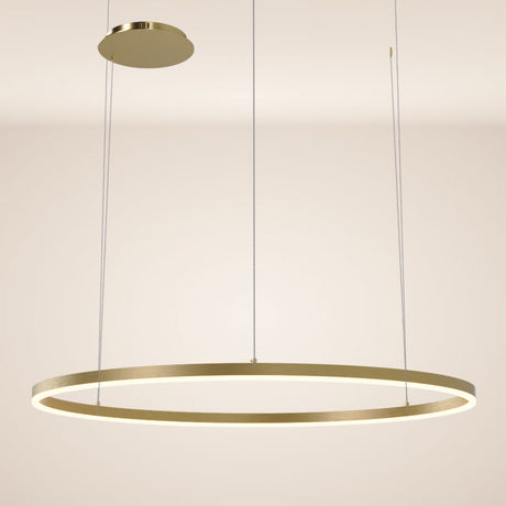 s.luce Ring Hängeleuchte Direkt  s.luce 250cm Gold 100cm