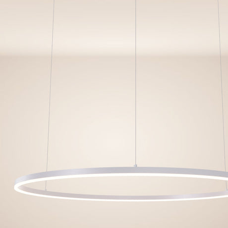 s.luce Ring Hängeleuchte Direkt  s.luce 500cm Weiß 120cm