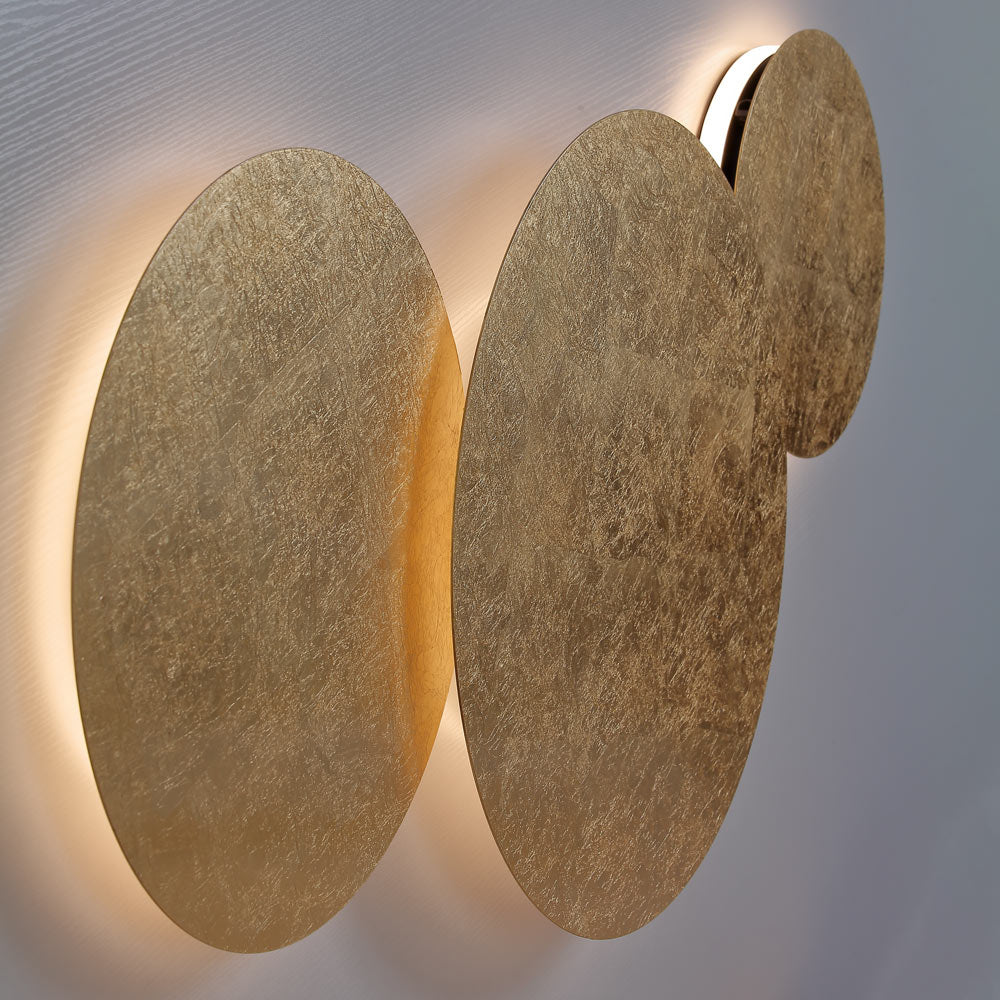 Cloud indirect LED wall light combination