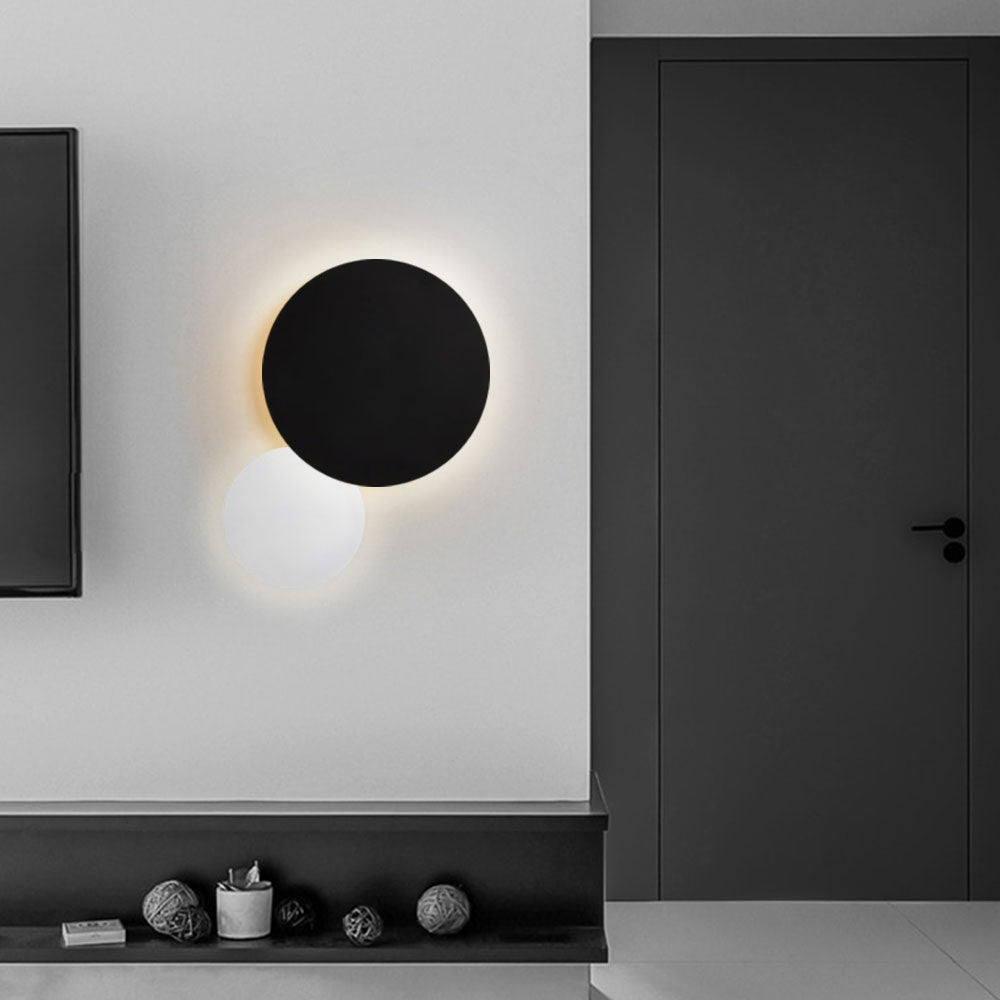 Cloud indirect LED wall light combination