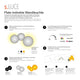 s.luce Cloud indirekte LED-væglampe kombination