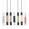 s.luce Crutch Hängeleuchten-Kombination in modernem minimalistischem Design mit austauschbaren Cover