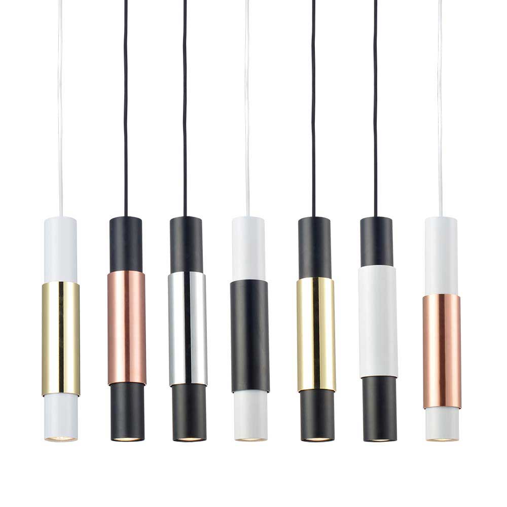 s.luce Hanglamp Crutch met decoratieve cilinder