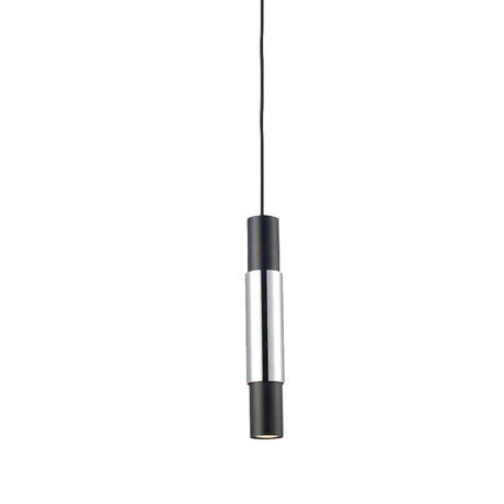 s.luce Lampa wisząca Crutch z ozdobnym cylindrem