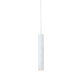 s.luce Hängelampe Crutch in Weiß, moderne Pendelleuchte mit elegantem Zylinder-Design für besondere Akzente.
