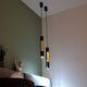 s.luce Crutch hanging lamp with decorative cylinder
