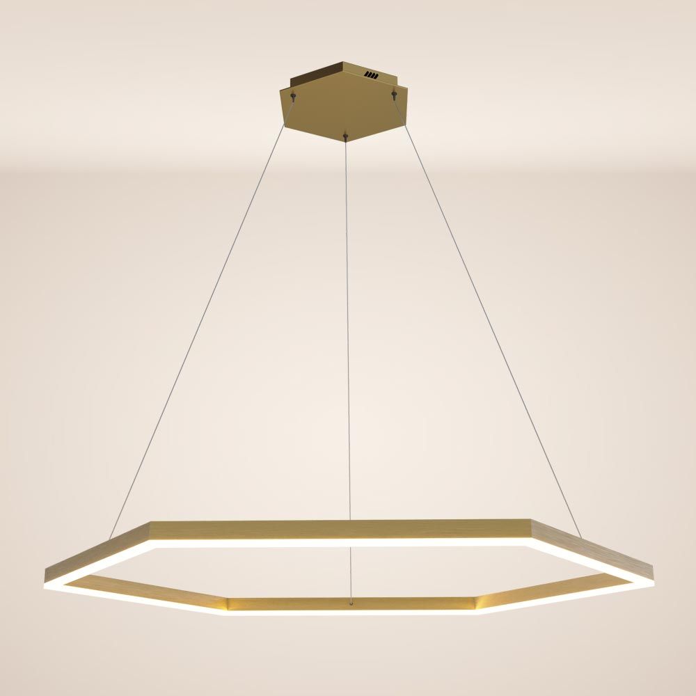 Hexa Ø 100cm LED pendant light direct or indirect