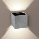 s.luce Ixa LED lampada da parete ad angolo regolabile per interni ed esterni IP44