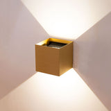 s.luce Ixa LED lampada da parete ad angolo regolabile per interni ed esterni IP44