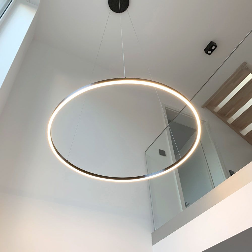 Ring 100 LED hanging lamp direct 5m