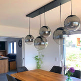 s.luce Progress Pendelleuchte Glas mit Farbverlauf