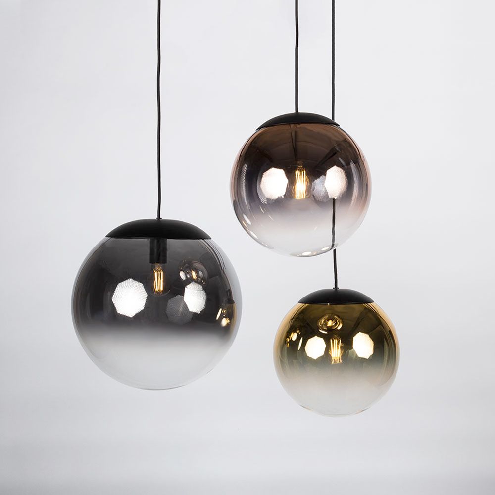 s.luce Progress lampe de galerie verre avec dégradé de couleurs 5m de suspension
