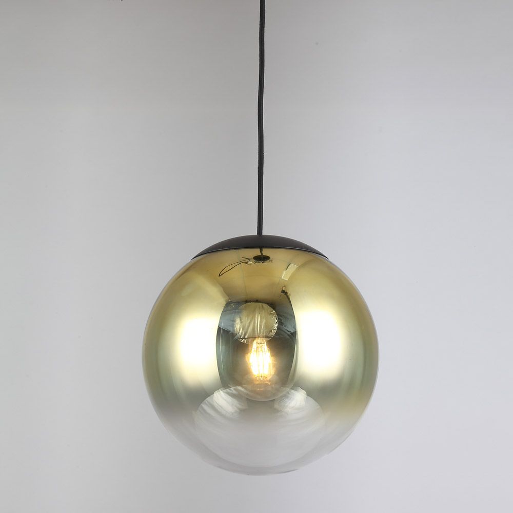 s.luce Progress lampe de galerie verre avec dégradé de couleurs 5m de suspension